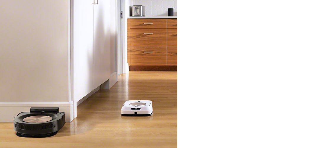 Kết hợp robot hút bụi và robot lau nhà