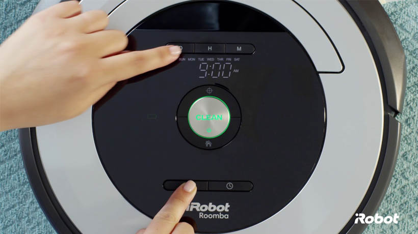 xử lý lỗi Roomba chạy sai lịch trình bằng cách cài đặt lại đồng hồ 