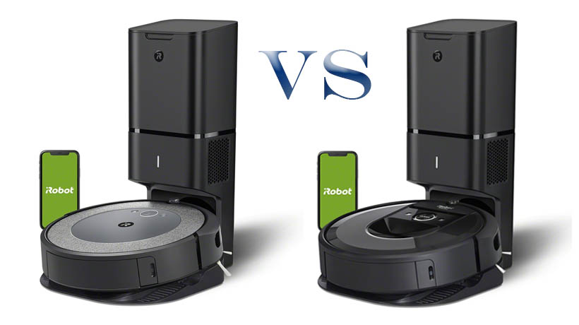 so sánh iRobot Roomba i3 Plus và i7 Plus